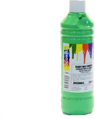 Colorfix Ready Mix Tempera Τέμπερα Ζωγραφικής Light Green σε Μπουκάλι 500ml