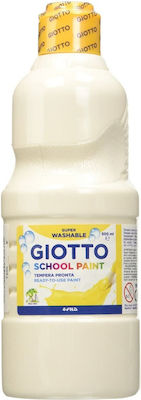 Giotto School Paint Tempera de Pictură Albe în Sticlă 500ml 1buc 053530100