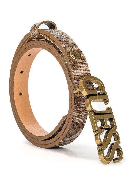 Guess Silvana Γυναικεία Ζώνη Καφέ Guess Silvana Γυναικεία Ζώνη Καφέ