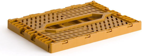 La Redoute Interieurs Dekorativer Korb Kunststoff mit Griffen Gelb 34x24cm