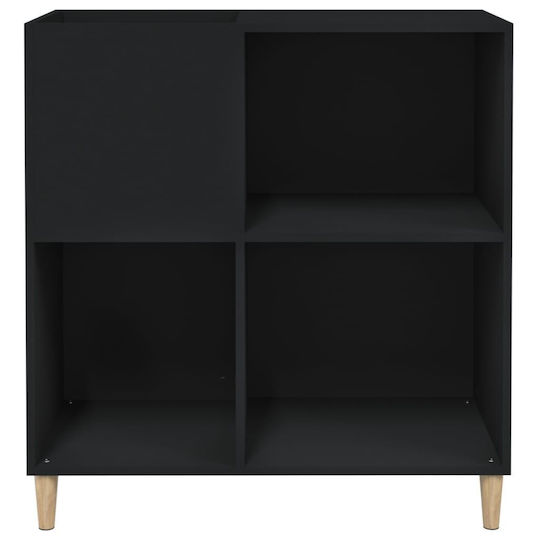 vidaXL Processed Wood Hi-Fi Furniture Black 38x84.5x89cm