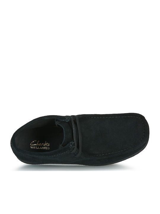 Wallabee Μαύρα Ανδρικά Μποτάκια