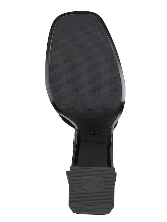 Anatomic Black Heels with Strap