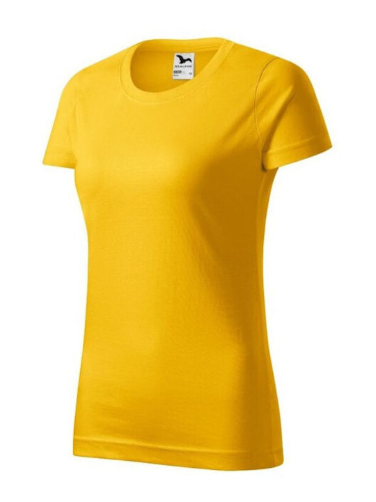 Malfini Basic Women's Short Sleeve Promotional T-Shirt Yellow