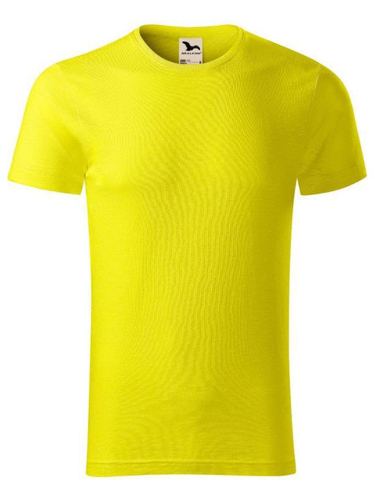 Malfini Men's Short Sleeve Promotional T-Shirt Yellow