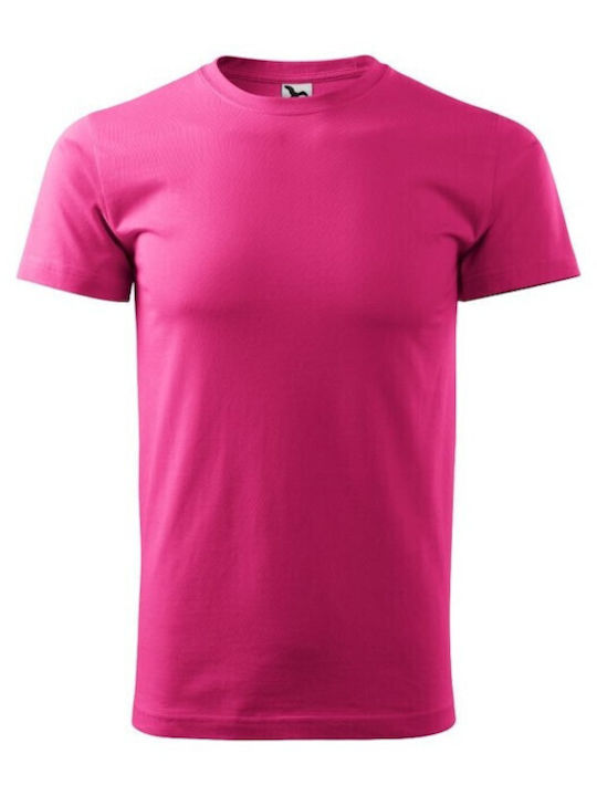 Malfini Men's Short Sleeve Promotional T-Shirt Pink