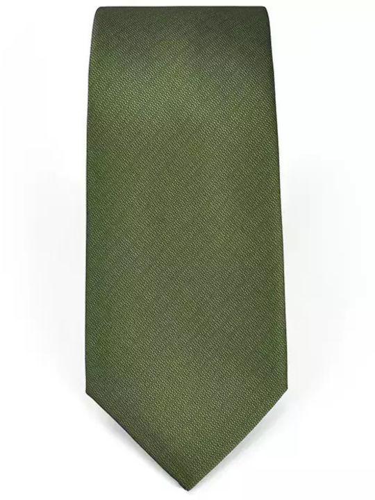 Stefano Mario Men's Tie Monochrome Green