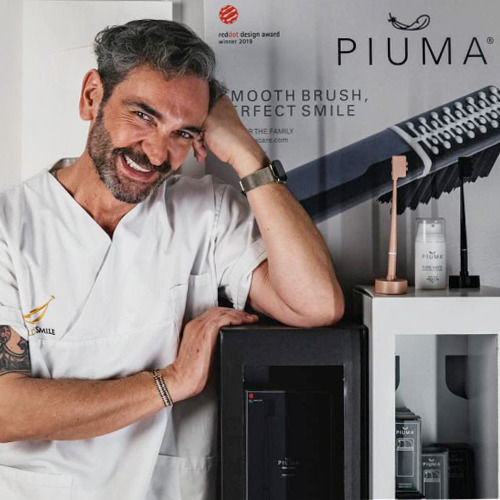 Piuma Οδοντόβουρτσα Medium Γκρι