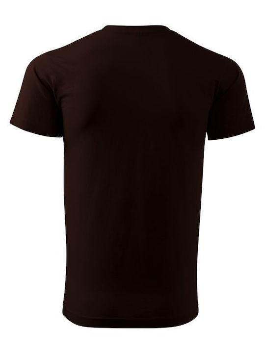 Malfini Men's Short Sleeve Promotional T-Shirt Brown