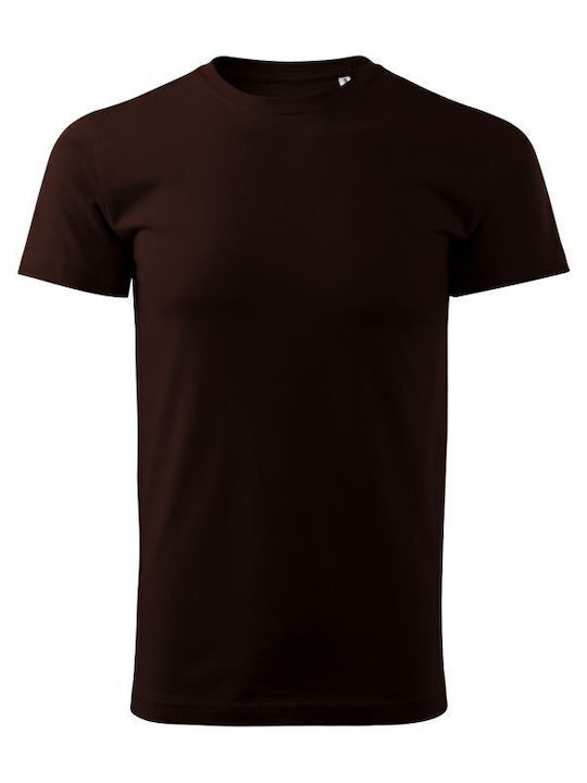 Malfini Men's Short Sleeve Promotional T-Shirt Brown