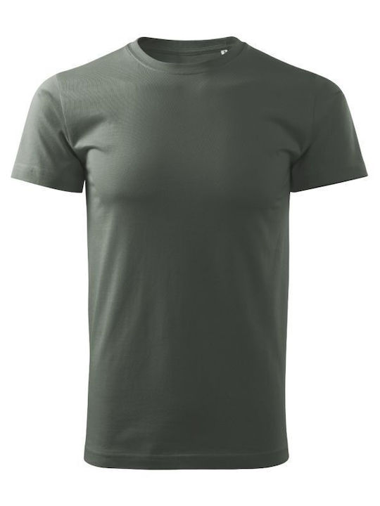 Malfini Basic Men's Short Sleeve Promotional T-Shirt Gray