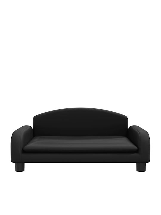 vidaXL Sofa Hundebett Schwarz 70x45cm.