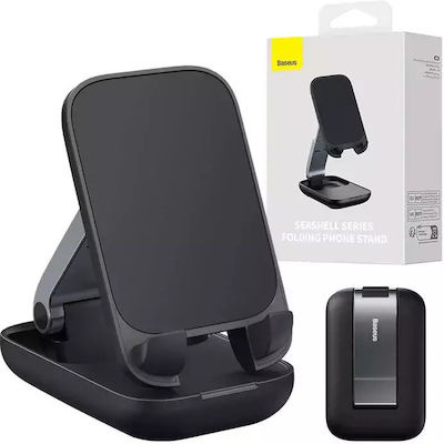 Baseus Seashell Desk Stand for Mobile Phone in Black Colour