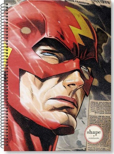 Shape Notebooks Σπιράλ Τετράδιο Ριγέ Β5 30 Φύλλων Heroes (Διάφορα Σχέδια)