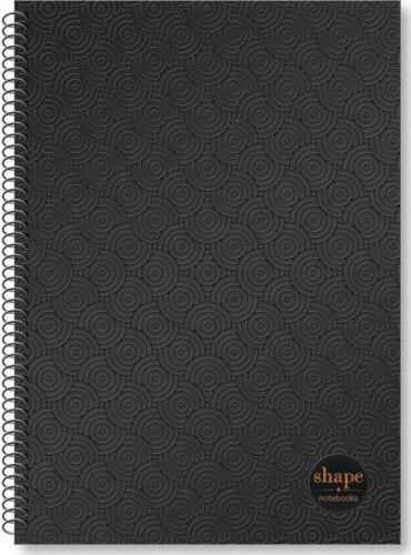 Shape Notebooks Σπιράλ Τετράδιο Ριγέ Α4 60 Φύλλων 2 Θεμάτων (Διάφορα Σχέδια)