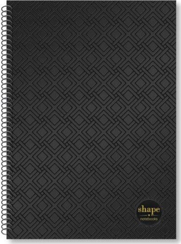 Shape Notebooks Спирална Тетрадка На Райета А4 90 Листове 3 Теми (Различни Дизайни)