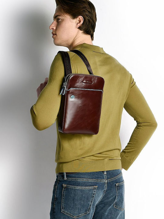 Leather Men's Bag Shoulder / Crossbody Brown