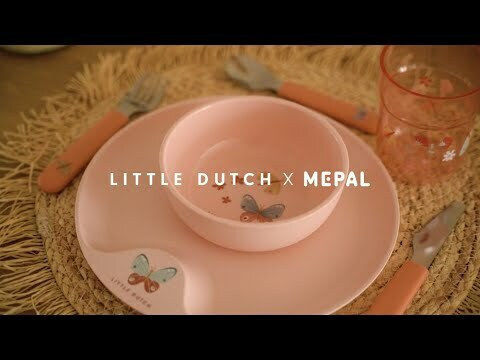 Little Dutch Flowers & Butterflies din plastic Roz