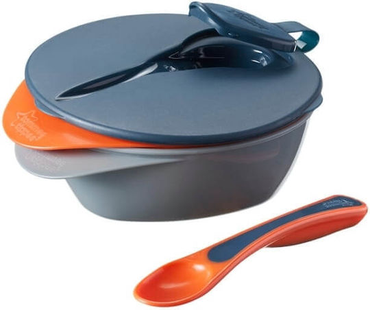 Tommee Tippee Baby Food Bowl Easy Scoop Bowl made of Plastic Black 2pcs
