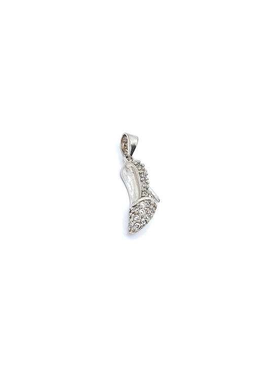 PS Silver Charm from Silver with Zircon