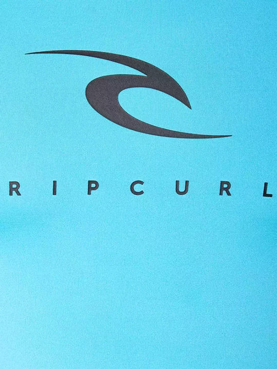 Rip Curl Corps Men Short Sleeve Sun Protection Shirt Turquoise