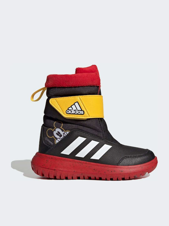 Winterplay x Disney Kids Snow Boots with Velcro Core Black / Cloud White / Better Scarlet