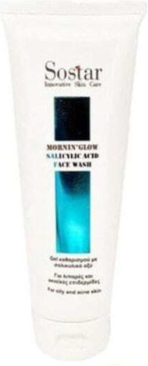 Sostar Mornin Glow Gel Cleansing Face for Acne-Prone Skin 150ml