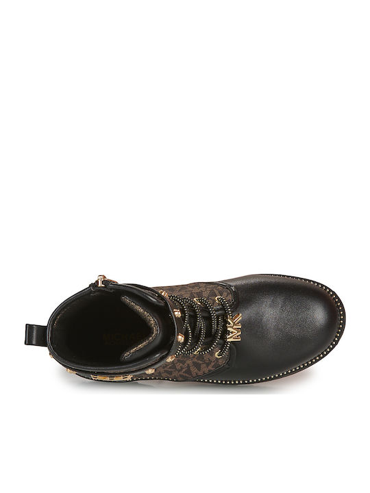 Kinderstiefel mit Reißverschluss Braun