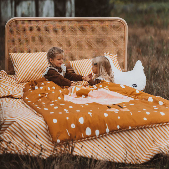 La Millou Abc Farm Πάπλωμα Κούνιας Μπεζ Farm 110x140cm