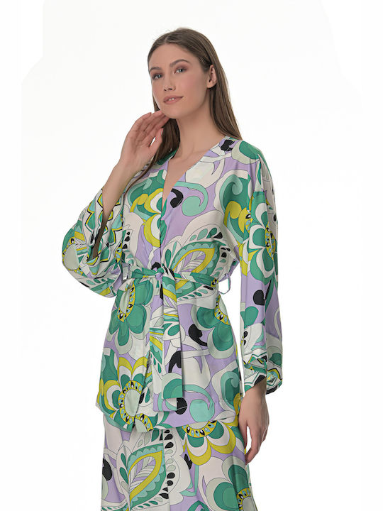 Sushi's Closet Women's Green Set with Trousers Floral