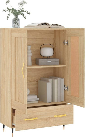 Wohnzimmerschrank aus Spanplatte Beige 69,5x31x115 cm