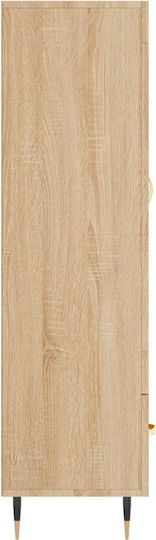 Wohnzimmerschrank aus Spanplatte Beige 69,5x31x115 cm