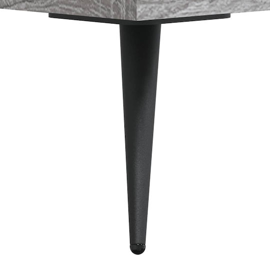 vidaXL TV-Ständer Grau M80xP36xH50cm