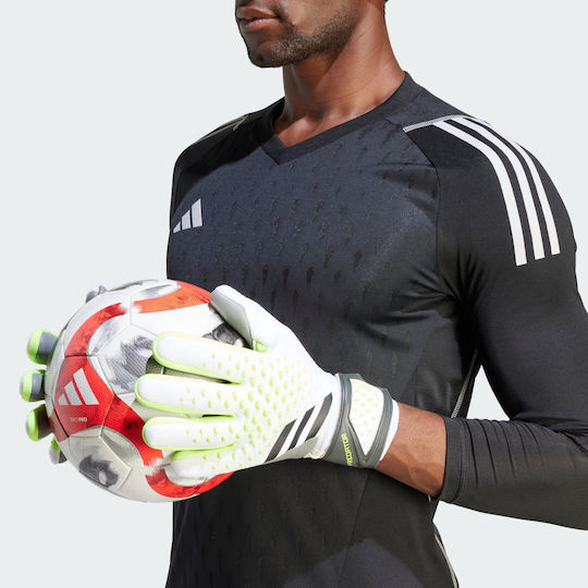 adidas Predator League Γάντια Τερματοφύλακα Ενηλίκων Λευκά