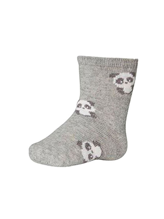 Ysabel Mora Boys 2 Pack Ankle Socks Gray