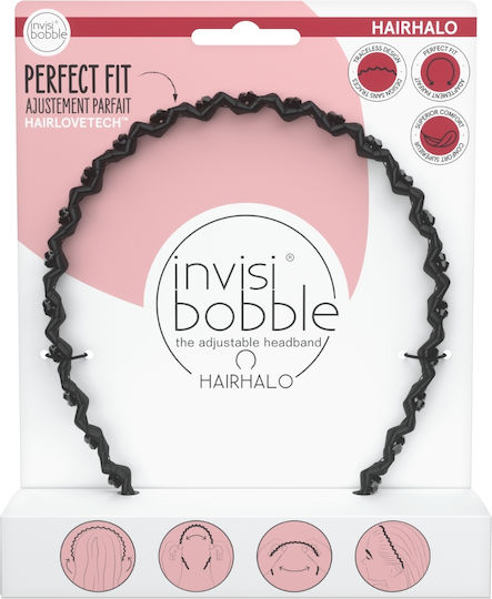 Invisibobble Στέκα Μαλλιών Hair Halo Sparkle Μαύρη