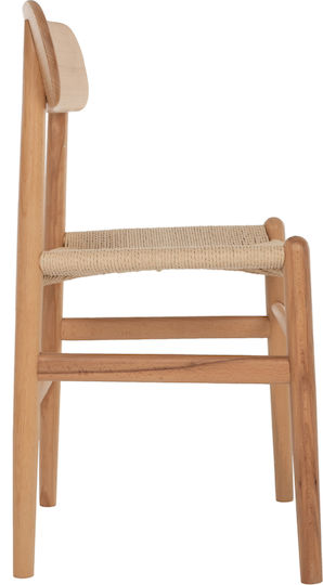 Helsinki Dining Room Wooden Chair Natural 46.5x41x80cm