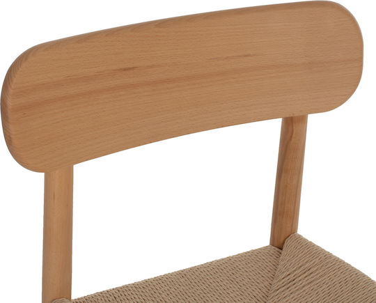 Helsinki Dining Room Wooden Chair Natural 46.5x41x80cm