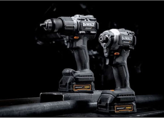 Dewalt McLaren Team F1 Сет Двигател за бормашина & Ударна отвертка 18V с 2 батерии 1.7Ах и куфар