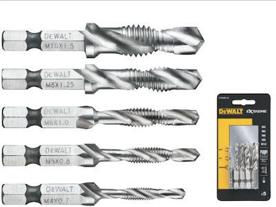 Dewalt Titanium Drill Tap 5pcs DT50060