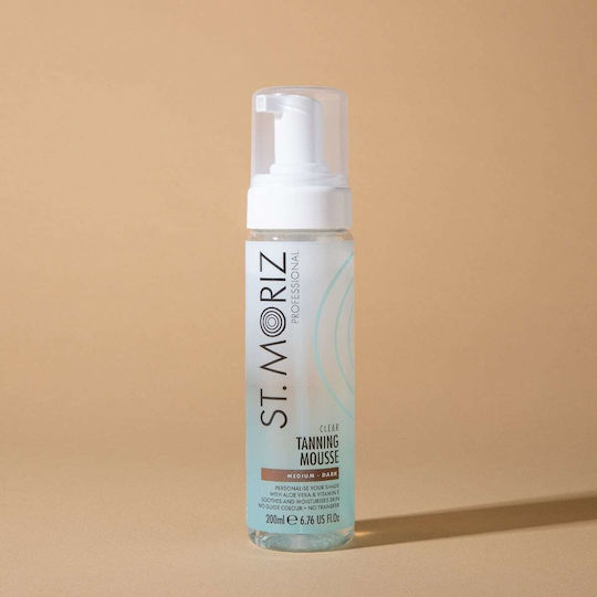 St. Moriz Tanning Self Tanning Mousse for Face and Body Medium / Dark 200ml