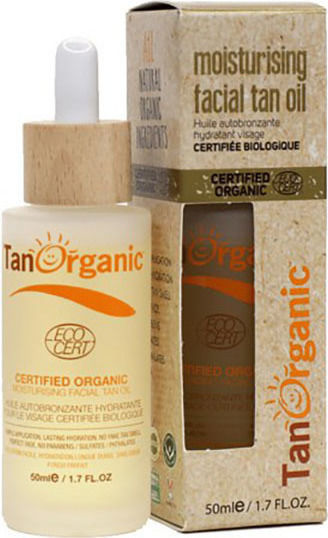 TanOrganic Moisturizing Self Tanning Drops Προσώπου Light 50ml