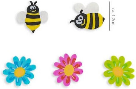Trendhaus Σετ Γόμες για Μολύβι Bees in a Glass