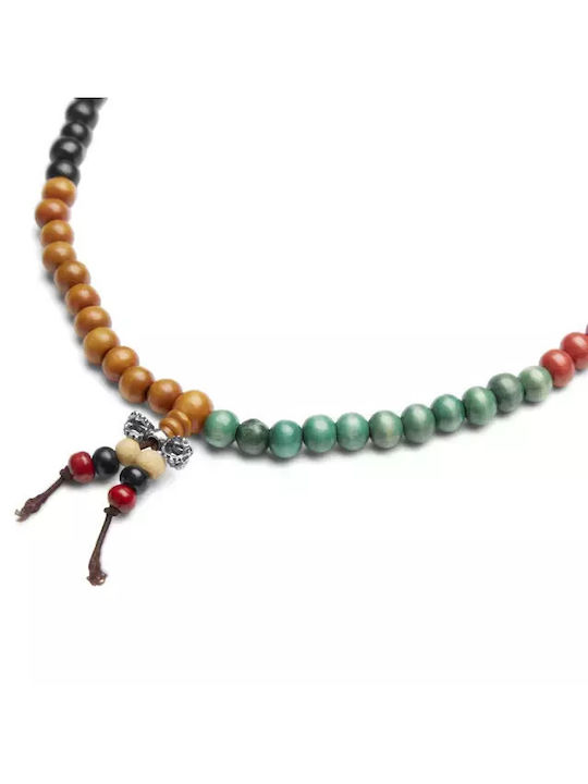 Yogi & Yogini Armband aus Kabel mit Perlen