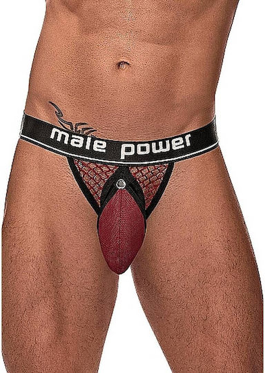 Malepower Ανδρικό Εσώρουχο Jockstrap Μπορντό