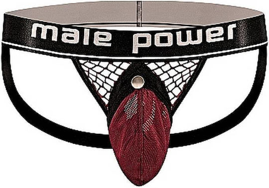 Malepower Ανδρικό Εσώρουχο Jockstrap Μπορντό