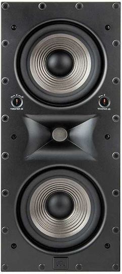 JBL Studio 6 88LCR Επιτοίχιο Ηχείο 120W (Τεμάχιο) Μαύρο