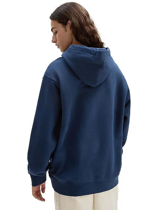 Vans Branded Pullover Ανδρικό Φούτερ με Κουκούλα και Τσέπες Navy Μπλε