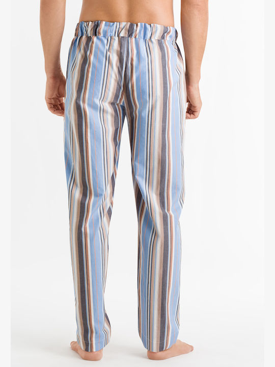 Hanro De iarnă Pantaloni de pijama de bărbați Portocaliu