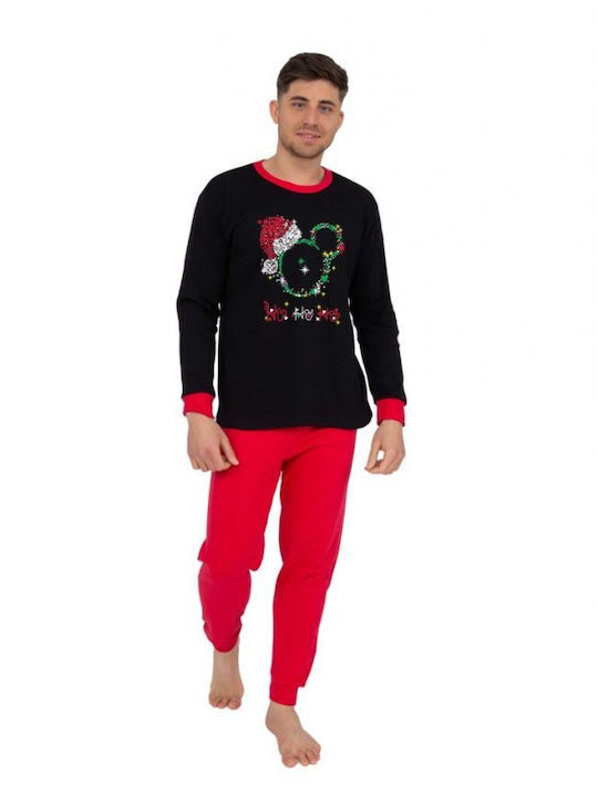 Comfort Men's Winter Pajamas Set Red